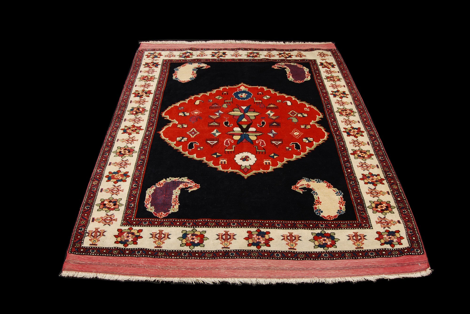 Oryginalny ręcznie robiony orientalny dywan, wymiary: 175X132 CM z certyfikatem autentyczności