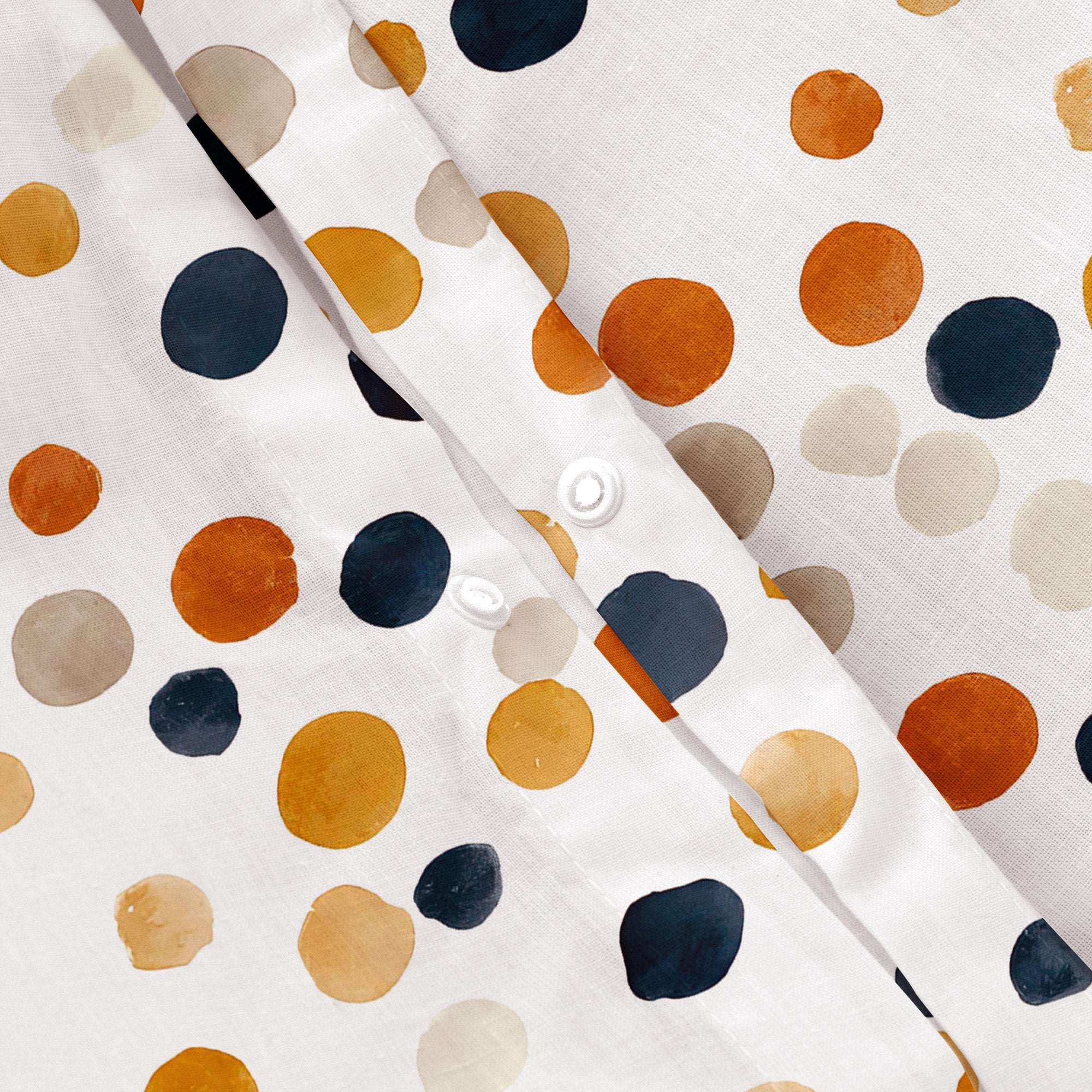 Housse de couette 100% coton 240x220 cm + 2(50x85) cm terracotta - Olivia - 4