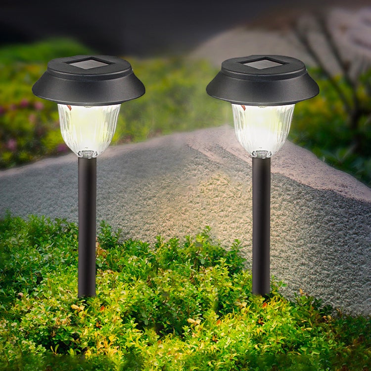 Lampa solarna LED VR100 wbijana ogrodowa 38cm IP44 zimna biel 6000K czarna MasterLED - 4