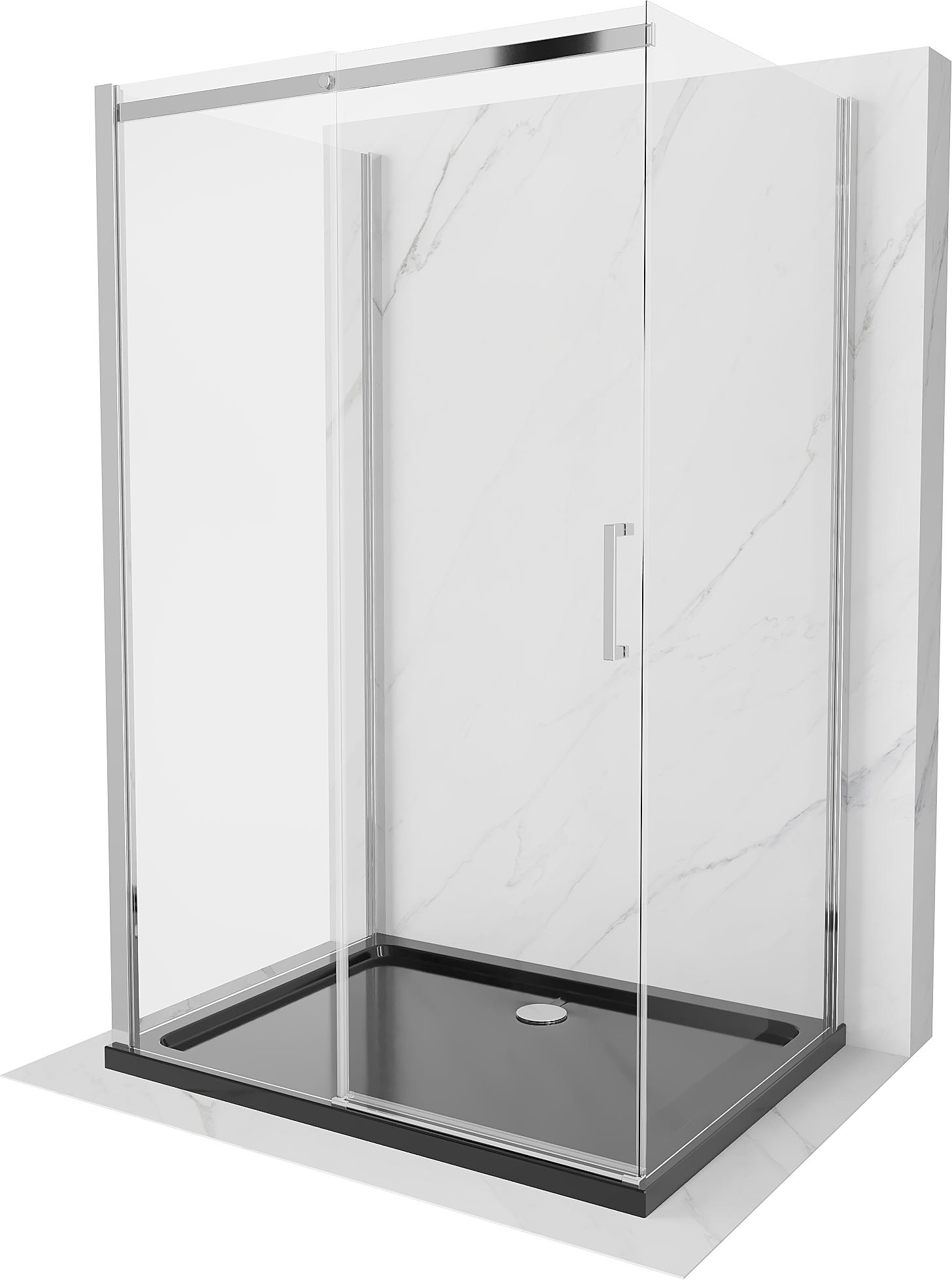 Cabine Parois De Douche Pivot 3 Côtés 80x100x80 CM H 190 En Acrylique Mod Sigma Trio Cabine Parois De Douche Pivot 3 Côtés 80x100x80 CM H 190 En Acrylique Mod Sigma Trio
