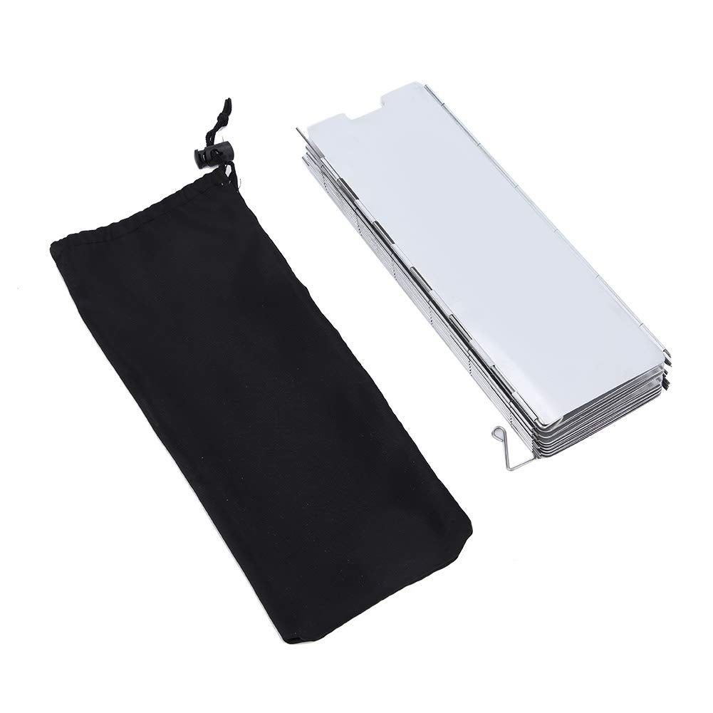 Pare-brise De Réchaud De Camp 4 Plaques Pliantes Portable Camping Stove Pare Brise Pour Pique Randonnee Cuisine