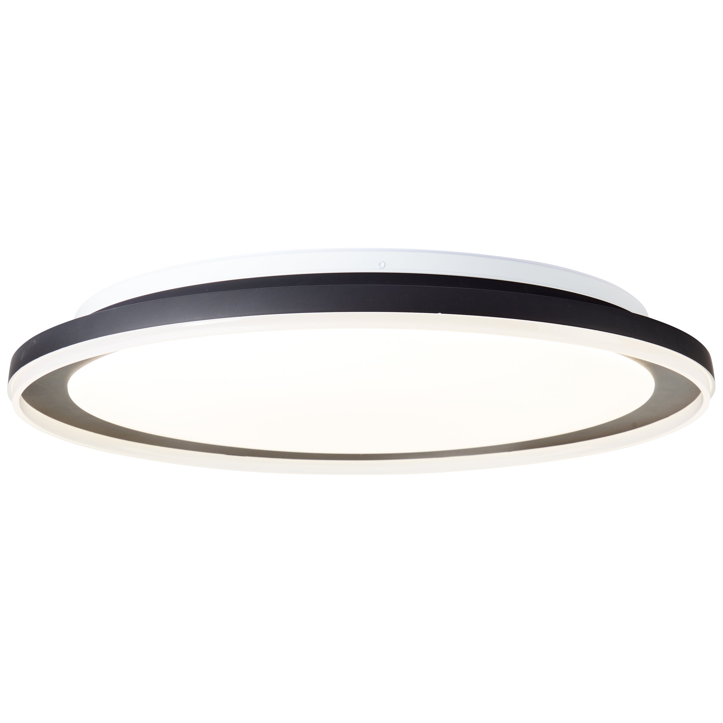 Brilliant Pederson 55cm czarna lampa sufitowa LED, metal/plastik, 1x 60W LED zintegrowana, (strumień świetlny: 6600lm, barwa światła: 3000-6500K)