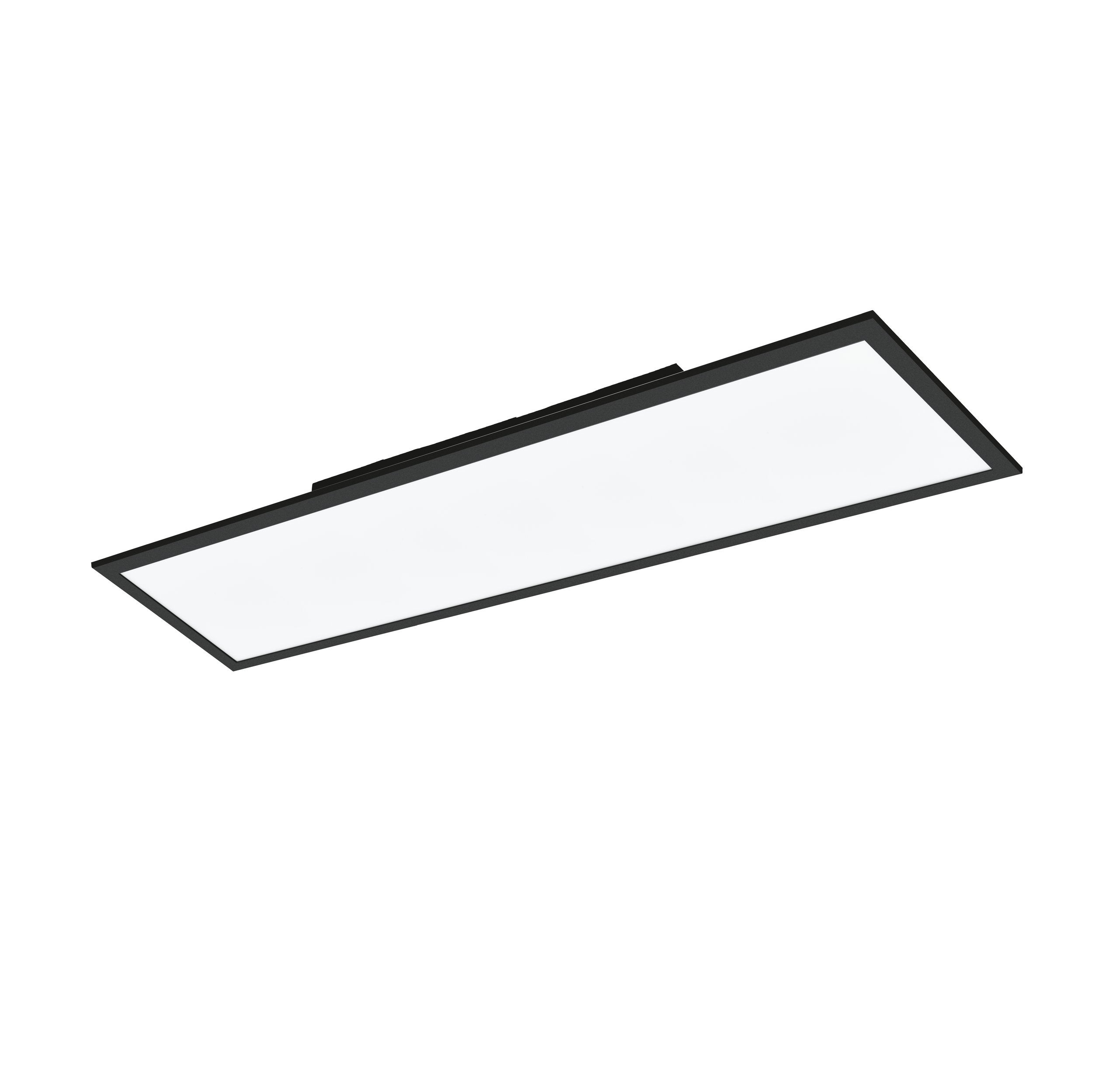 Plafonnier LED Eglo Salobrena-C - Télécommande, Variateur De Lumière Et Couleur RGB, Design Carré Moderne