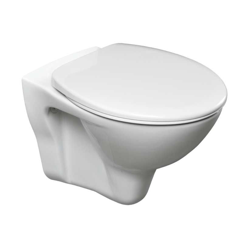 Grohe Pack WC Bâti-support Rapid SL + WC suspendu Cersanit S-line Pro + Abattant + Plaque chrome (ARENASLPRO) - 2