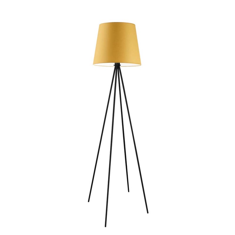 Lampa stojąca podłogowa trójnóg z abażurem stożek SOLARIS