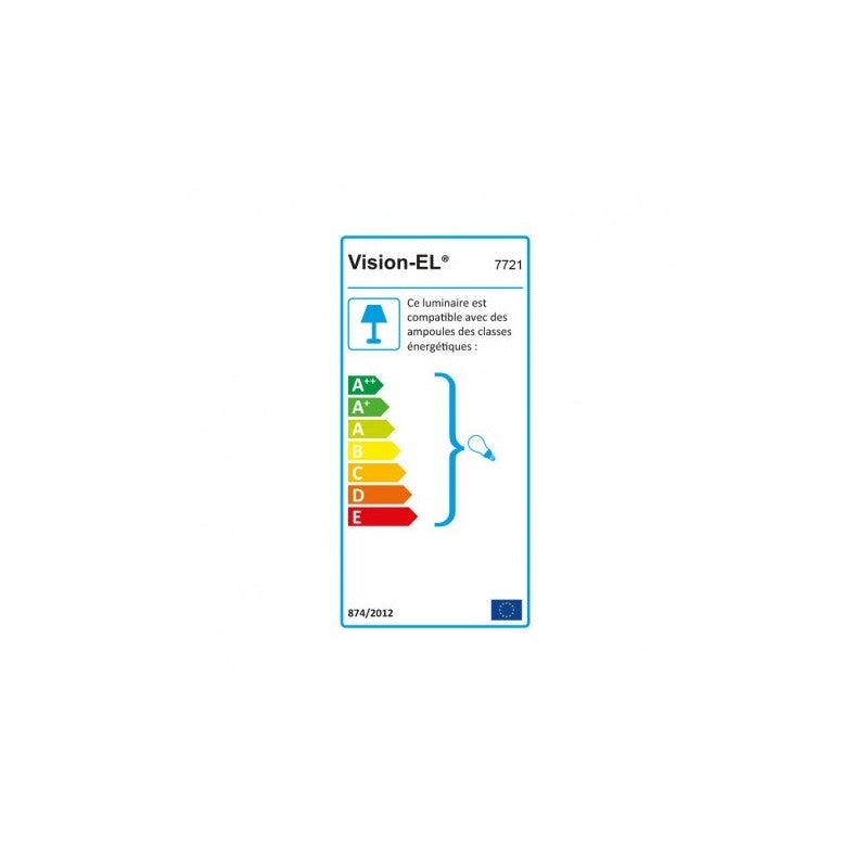 Support Spot BBC Rond - Étanche IP65 - Ø83mm - Blanc - Aluminium - 3