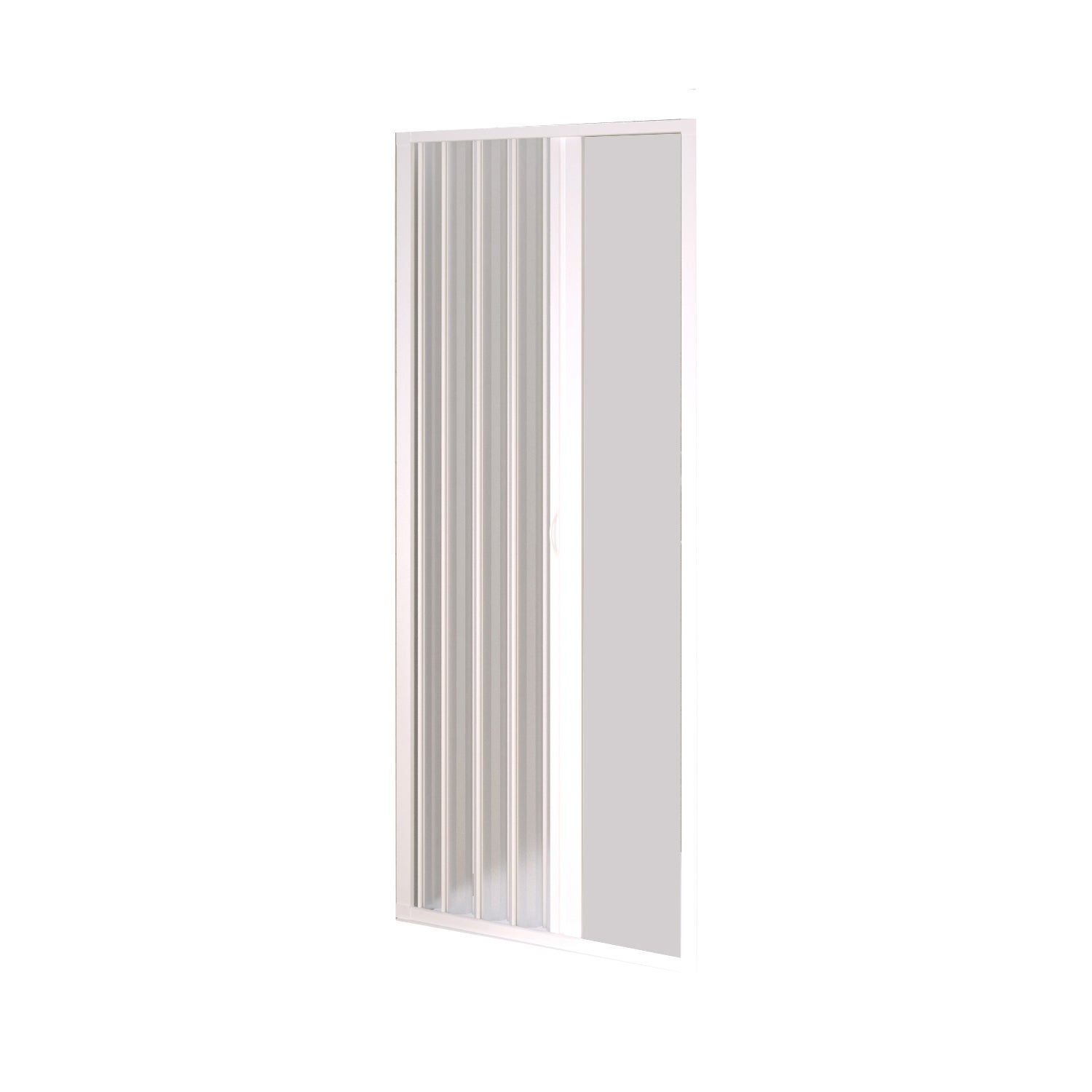 Porta A Soffietto Elly In PVC Forte - Kit Completo Bianco L83 X H214 Cm - Foto 9