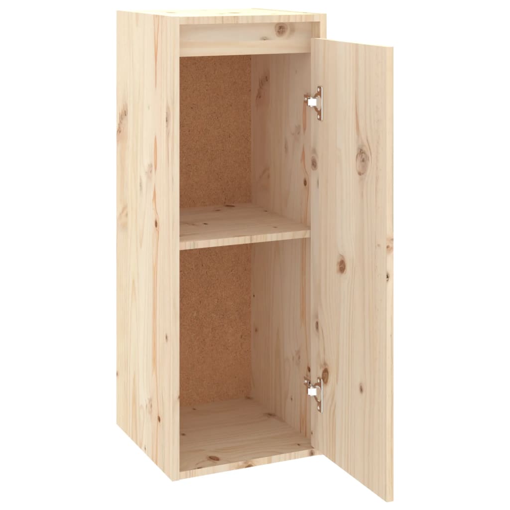 Maison Exclusive - Armario de pared 2 uds madera maciza de pino 30x30x80 cm - 7
