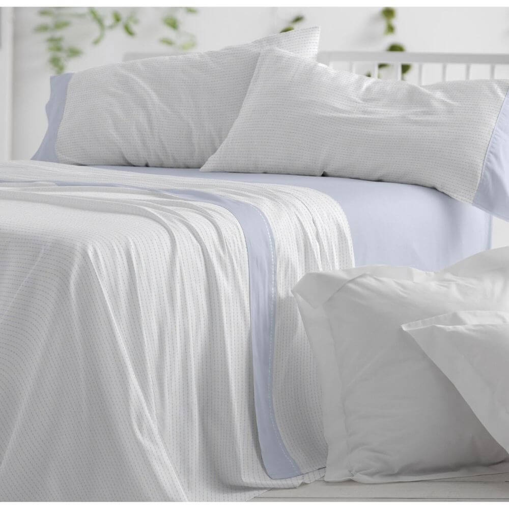 COMPLETO LENZUOLA FLANELLA BORMIO 2213 MATRIMONIALE COGAL a 0€ | Baronio