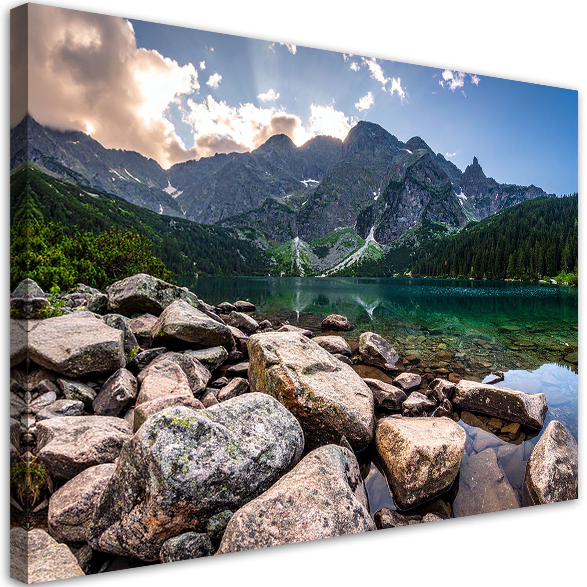 Obraz do salonu sypialni biura, Krajobraz góry skały natura 120x80