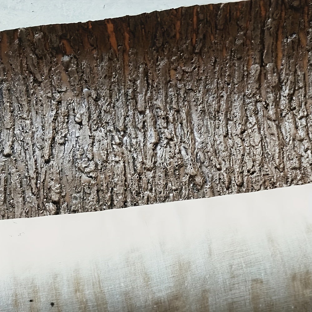 Ecorce Décorative Réaliste, Autocollants Muraux Décoratifs Pour Tuyaux, Lampadaires, Murs Et Décoration Intérieure, Support Non Adhésif-100*50cm - 3