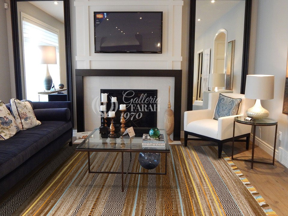 Galleria Farah 1970 - 90x60 cm Autentyczny, oryginalny i ręcznie robiony kilim Idealny