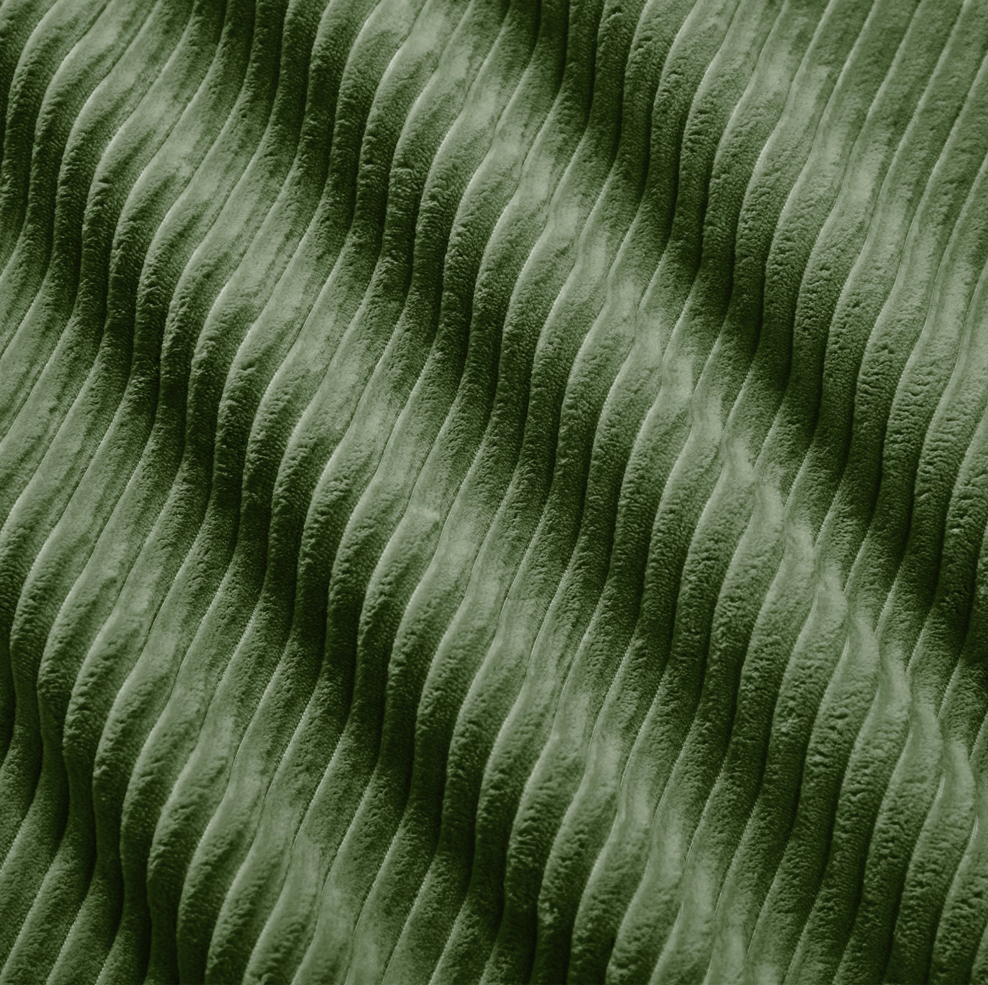 Canapé d'angle modulable 3 places sans montage, sans cadre, en tissu côtelé vert, ergonomique, 298 × 178 × 70 cm - 7