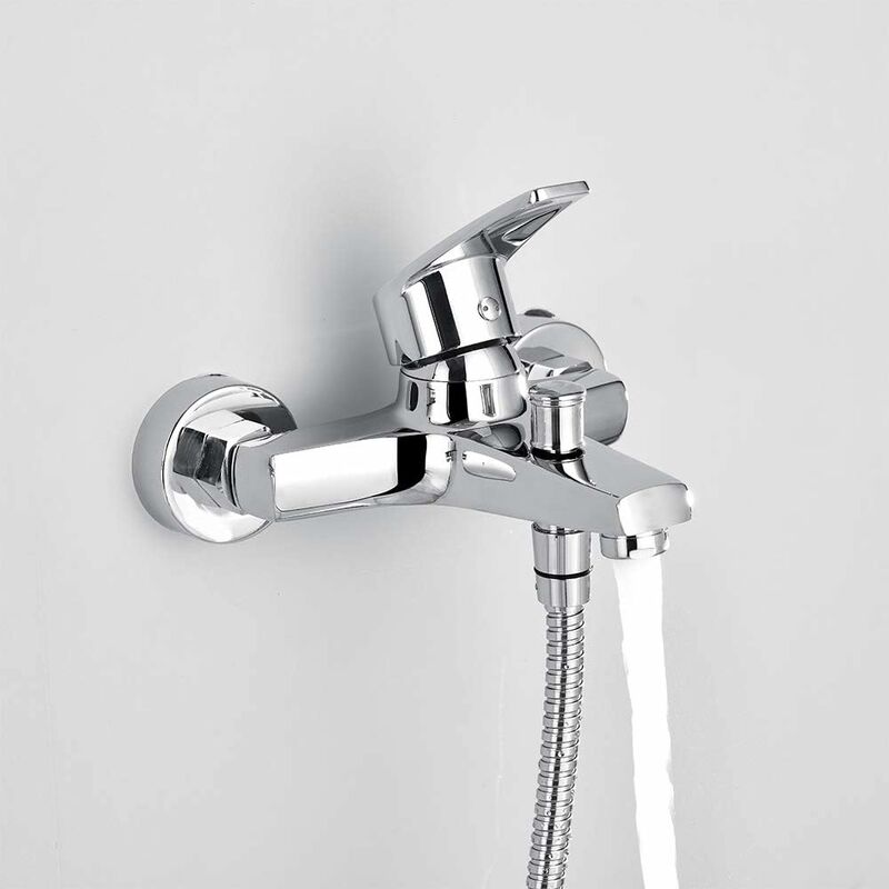 Mélangeur Pour Baignoire YES En Laiton - Installation Facile, Corps En Laiton De Qualité, 2 Ans De Garantie