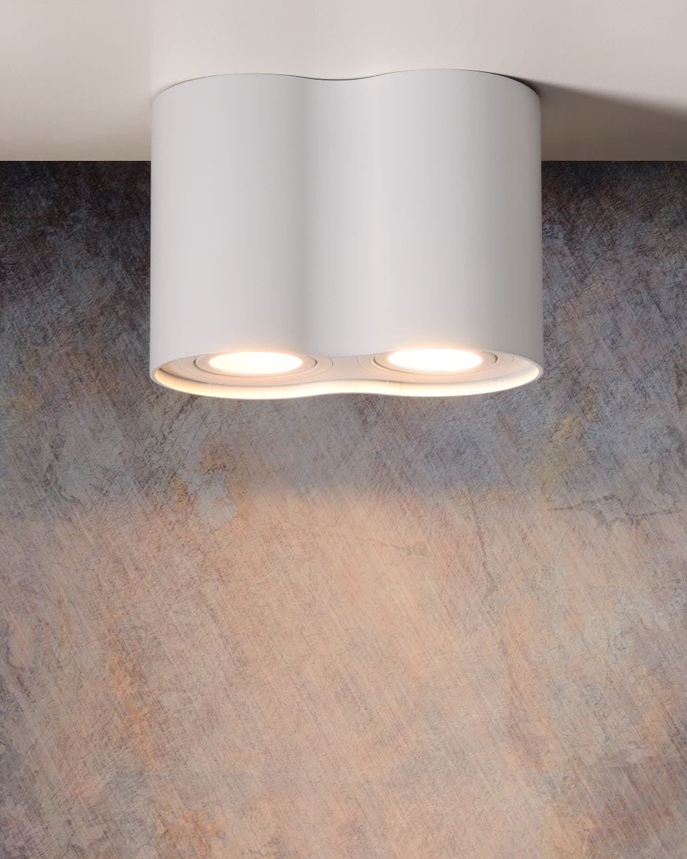 Spot plafond TUBE - Blanc - 2xGU10 (MR16) - Lucide - 4