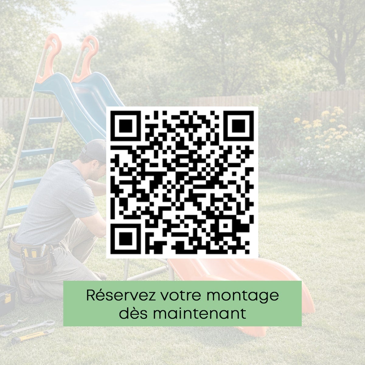 Toboggan Actou bleu 3 m plateforme 1,45 m 3 12 ans Trigano - 5