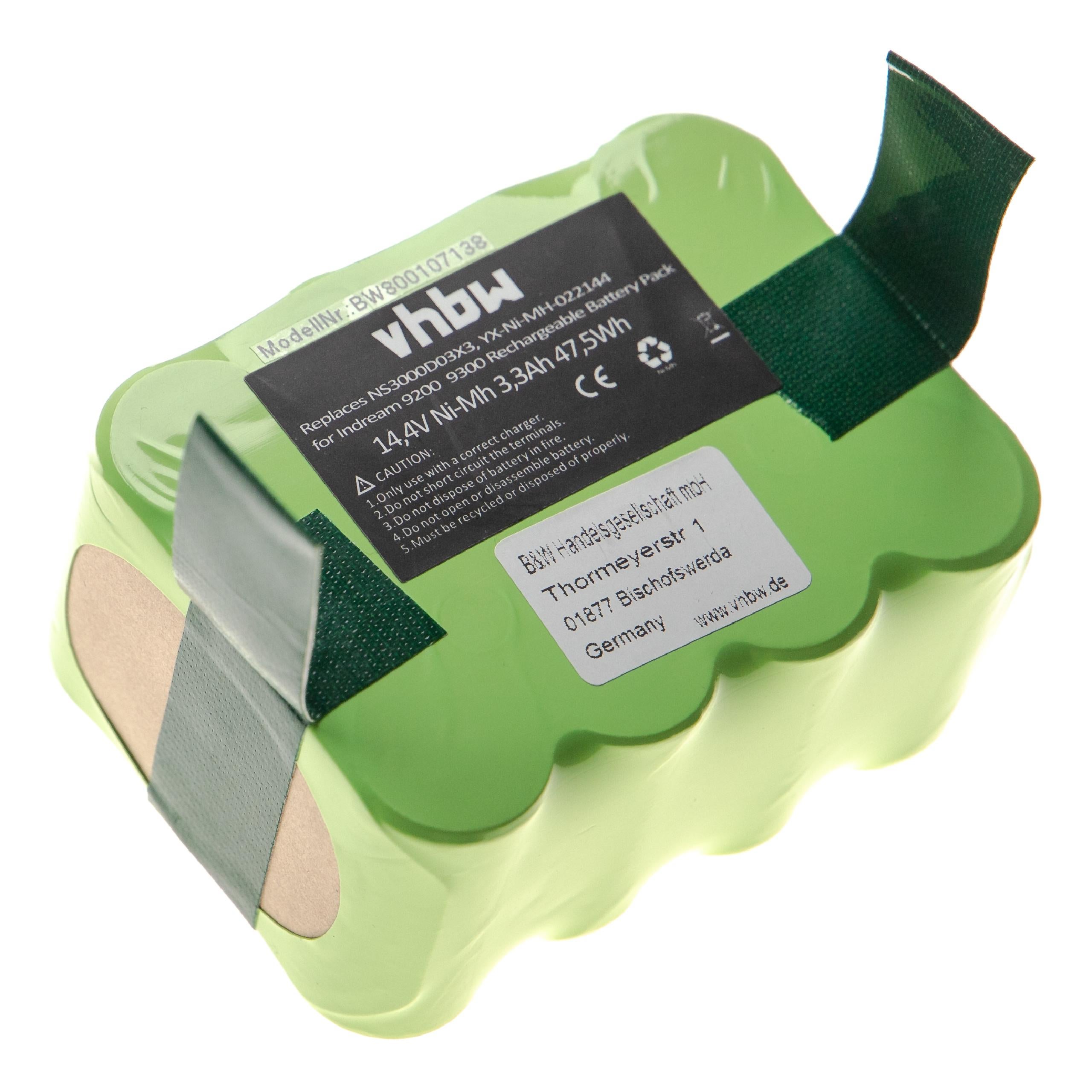 vhbw - Nimh Batteria 3300mah (14.4v) Per Aspirapolvere, Robot Ikasumoto