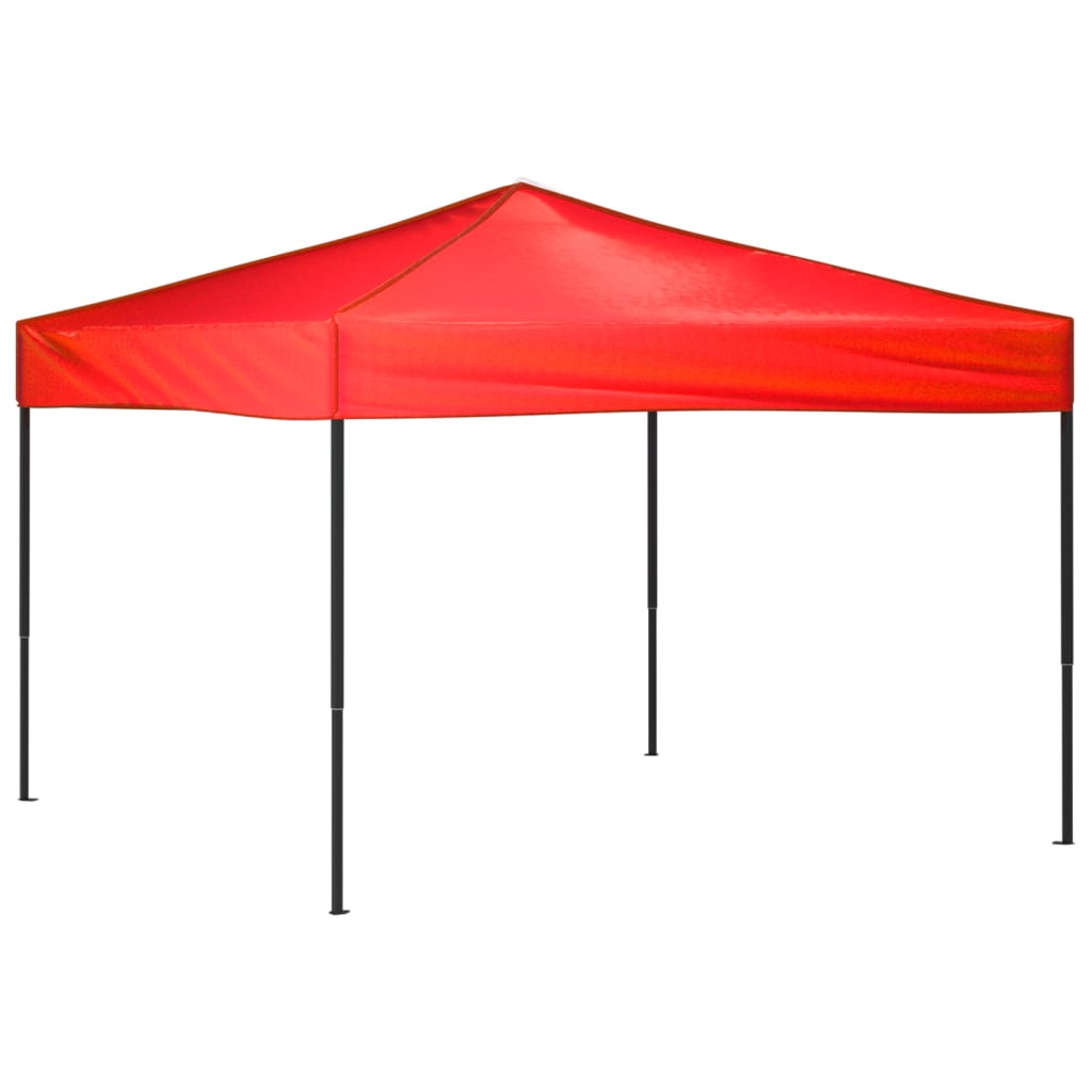 Tente de réception pliable Rouge 3x3 m vidaXL - 2