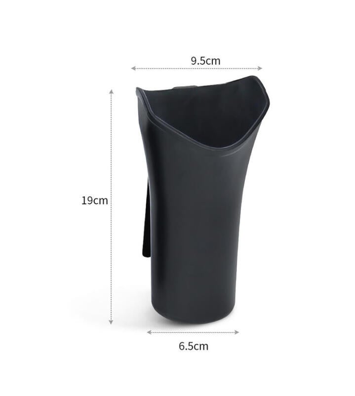 SNOMYRS Portaombrelli Auto Per Sedile Posteriore - Organizer Multiuso Per Ombrello Bagnato, Cellulare E Chiavi - Nero, 21,8x6,6 Cm