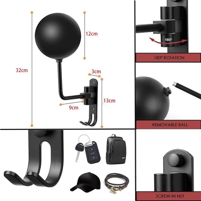 Gancio Universale Per Motocicletta, In Lega Di Alluminio CNC Per Casco Borsa Bagaglio Supporto Per Trasporto Rosso 94975657 Gancio Universale Per Motocicletta, In Lega Di Alluminio CNC Per Casco Borsa Bagaglio Supporto Per Trasporto Rosso 94975657