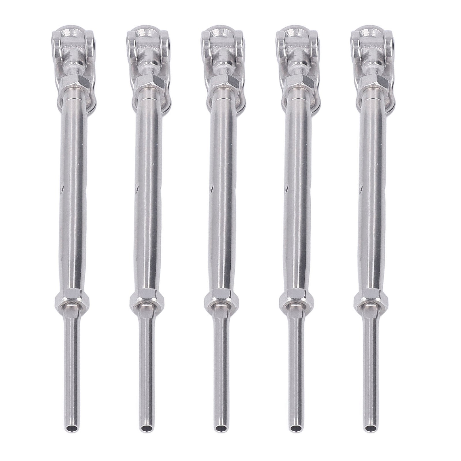 5 Bulloni Ad Occhio In Acciaio Inox 3/8 X 3 Pollici &ndash; Per Barca, Lag, Cima &ndash; Unbranded