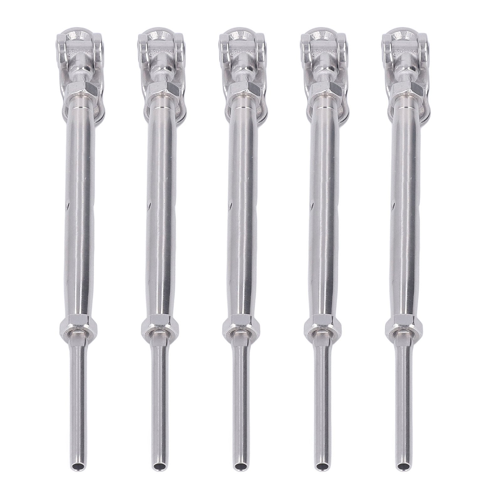 Kit 5 Bulloni Con Occhiello In Acciaio Inox 3/8" X 3" Per Uso Nautico E Marino – Perfetti Per Barca E Rimorchio!