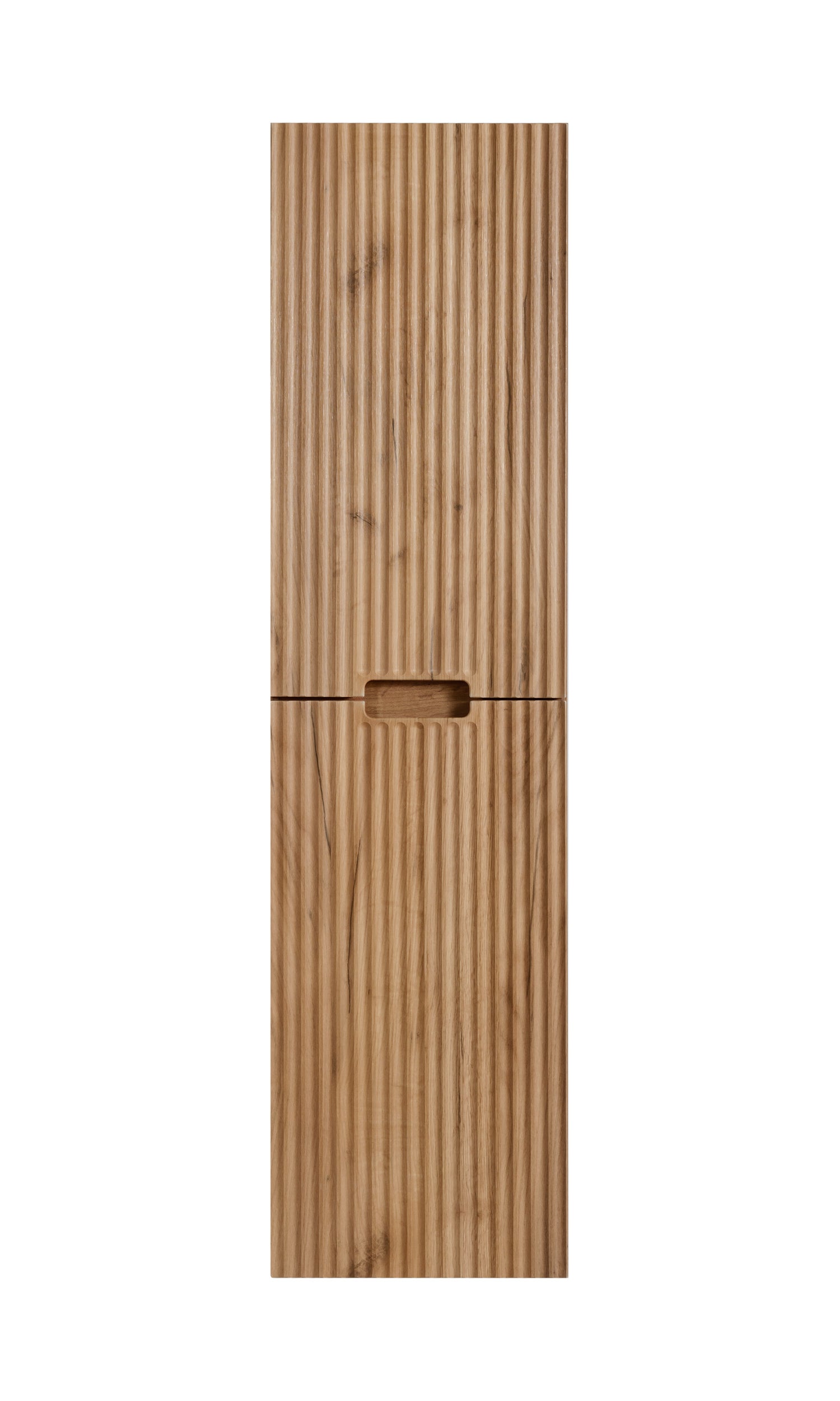 Meuble colonne de salle de bain suspendu VENA chêne 36 x 136 cm - 6