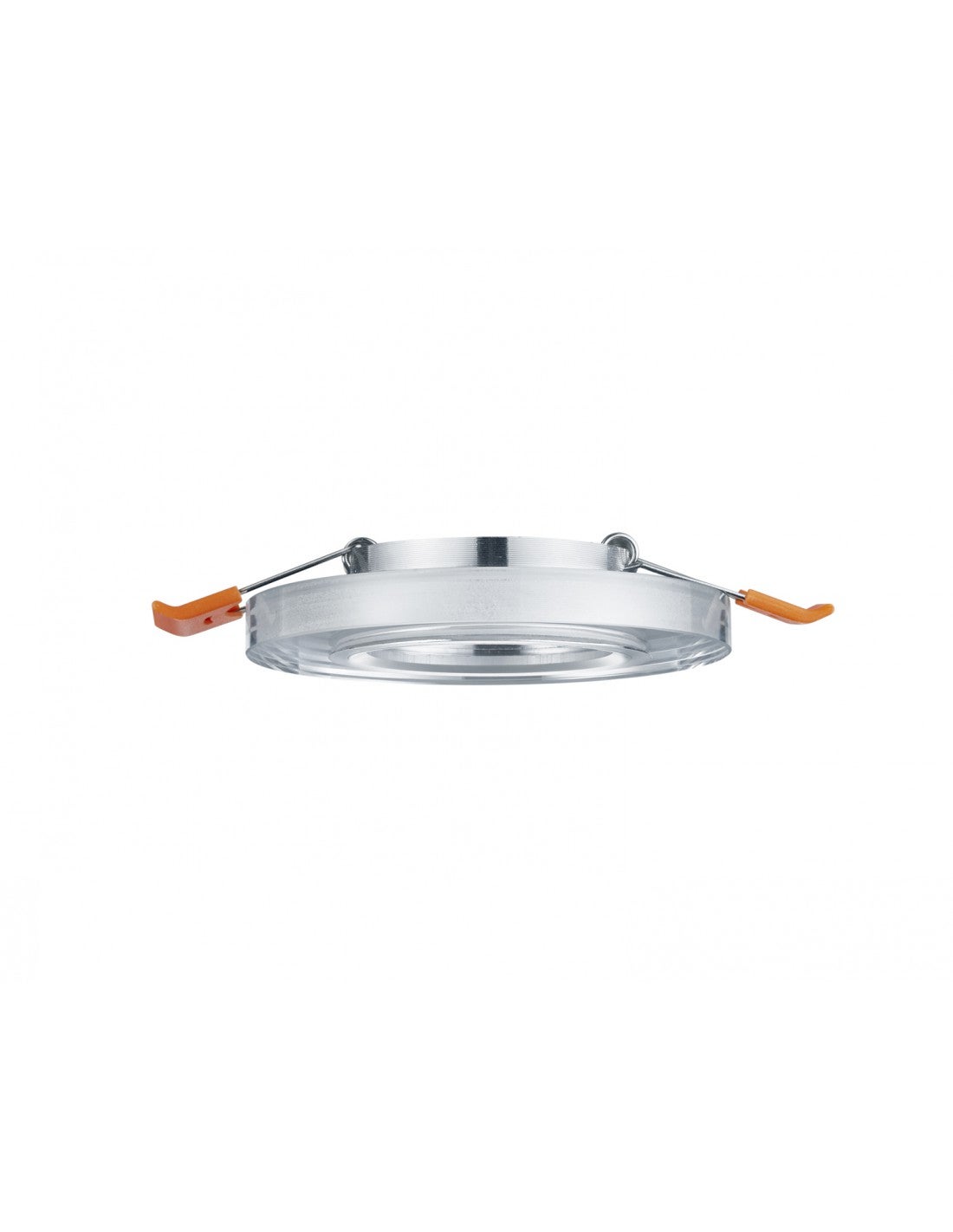 Oprawa sufitowa wpuszczana podtynkowa Pirin srebrna 1xGU10x10W okrągła IP20 wym: 9 x 9 cm szkło Trio - 5