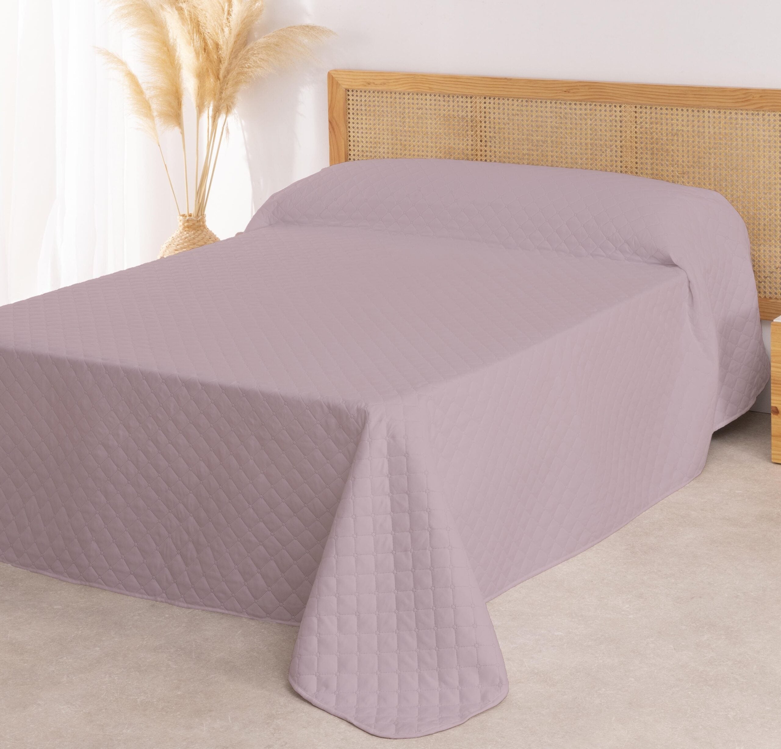Colcha primavera verano reversible toscana nude cama 150cm