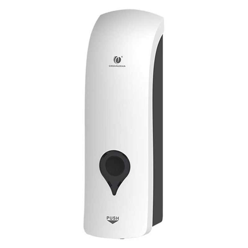 Ręczny dozownik mydła 300 ml, ścienny dozownik do mydła w płynie z pojedynczą główką, bez konieczności wiercenia