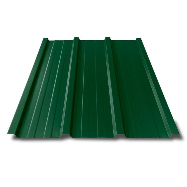 Tôle bac acier 0.50 mm prélaquée multiusage ELDA® | 1250 x 840 mm - 1.00 m² Vert | RAL 6005
