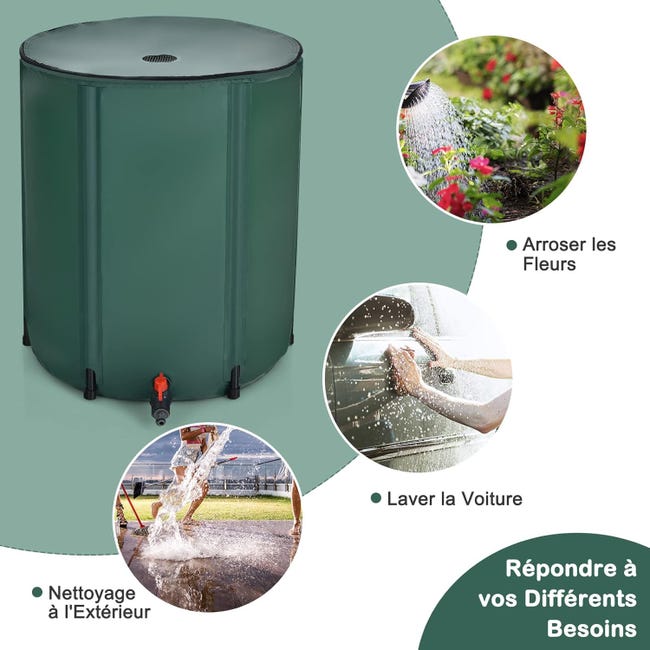 Mophorn 143 galloni serbatoio d'acqua pieghevole vescica, PVC portatile serbatoio d'acqua con Mophorn 143 galloni serbatoio d'acqua pieghevole vescica, PVC portatile serbatoio d'acqua con