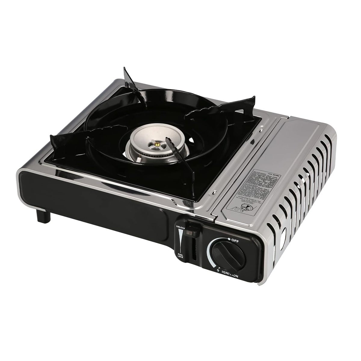 Cocina de Gas Klack portátil 2200W acero esmaltado maletín seguridad camping - Imagen 3