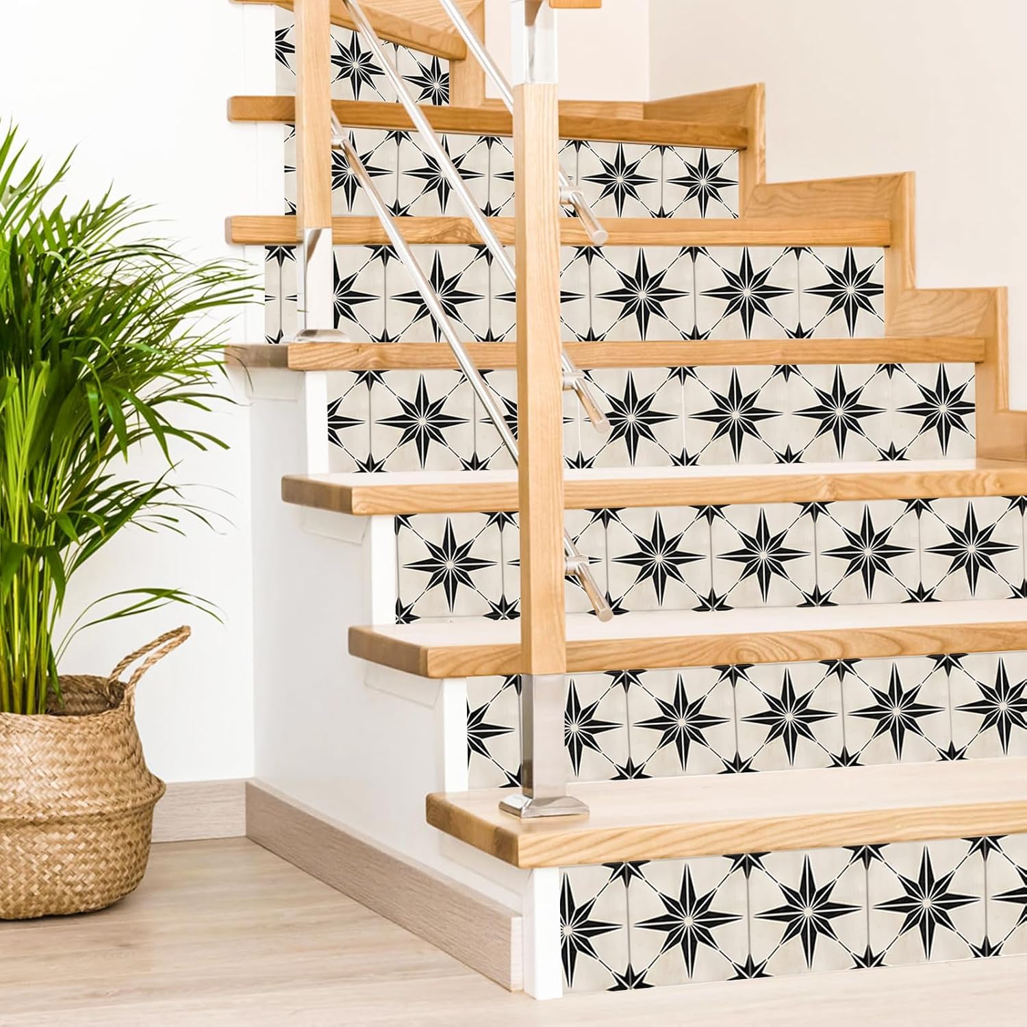 PVC Adhesive Sol Pour Cuisine Chambre à Coucher Salle De Bain Le Salon Imperméables Autocollantes Noir 30X30cm 10 Dalles