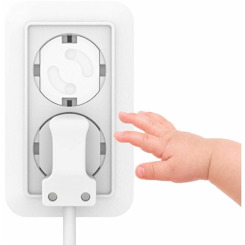 Cache Prise Bébé Français-Protection Prises Bebe-Caches Prises Electrique-Sécurité Enfant-Mécanisme Tournant - 4