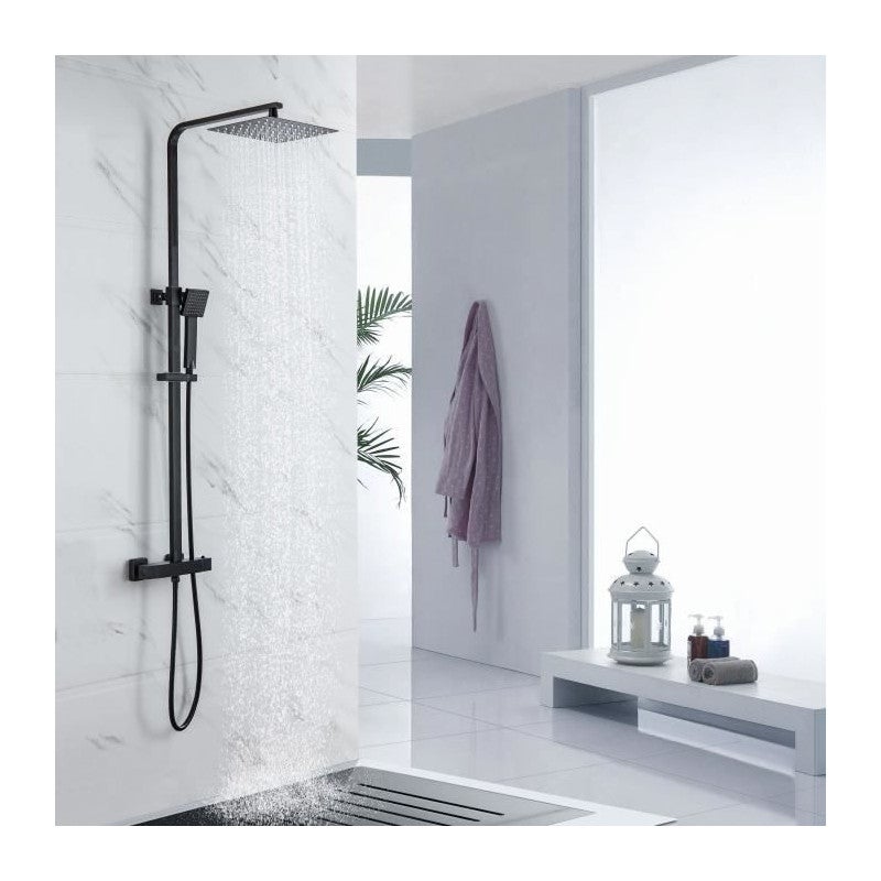 OCEANIC Columna de ducha Mezclador termostático Cabezal alto