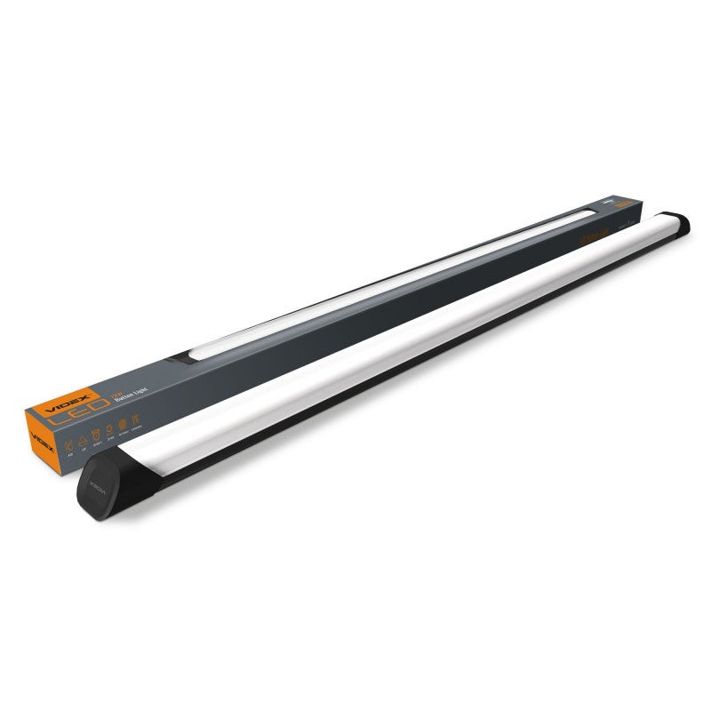 Lampa do garażu piwnicy LED Batten 72W 5000K 8000lm aluminium czarno-biała wym:4,5x120x6cm IP20 Videx