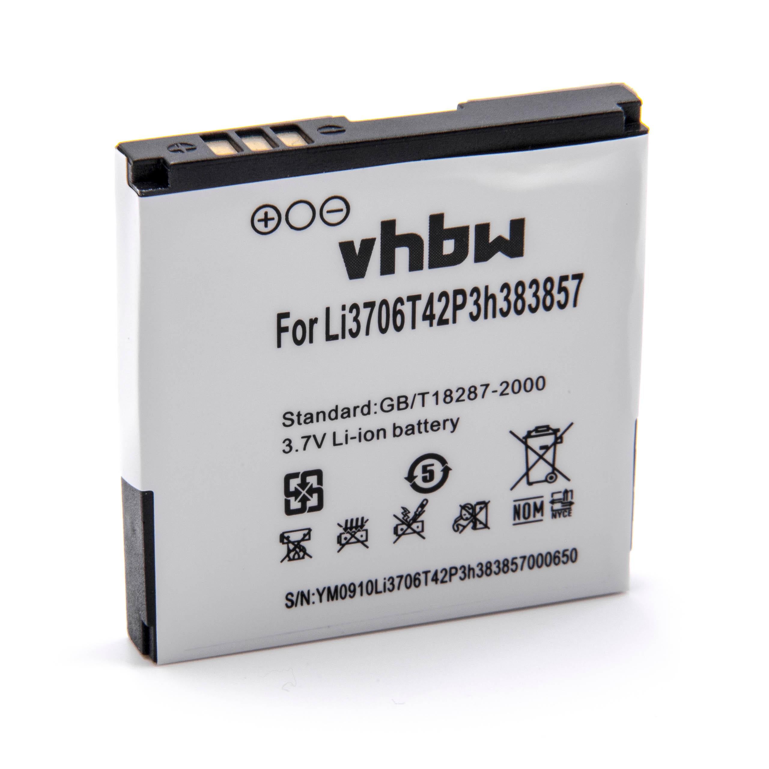 Vhbw 1x Batterie compatible avec SFR 341 téléphone portable (700mAh, 3,7V, Li-ion) | Leroy Merlin