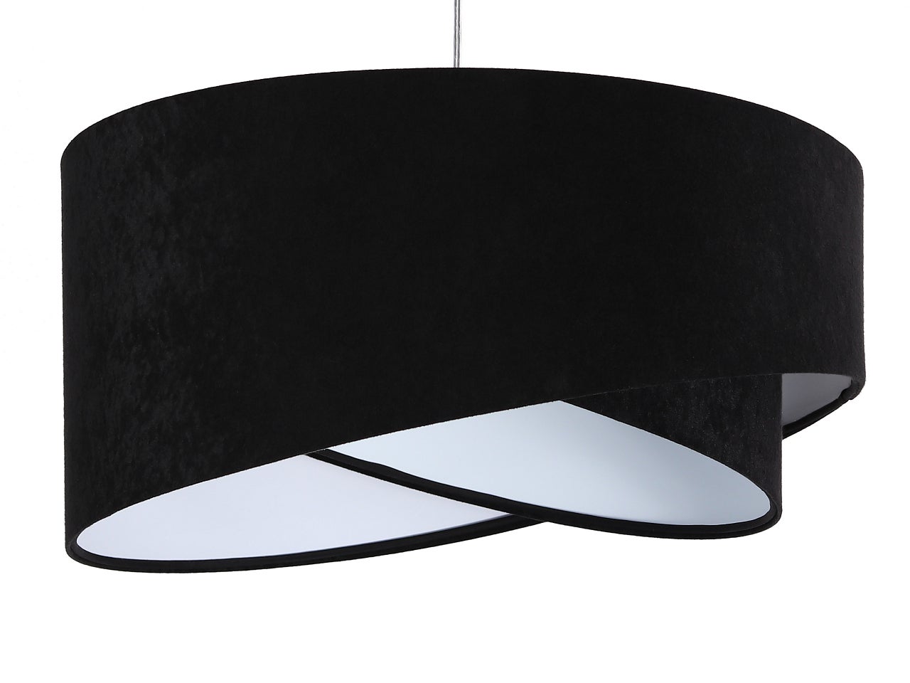Lampa wisząca GEMSTONE czarna/biała