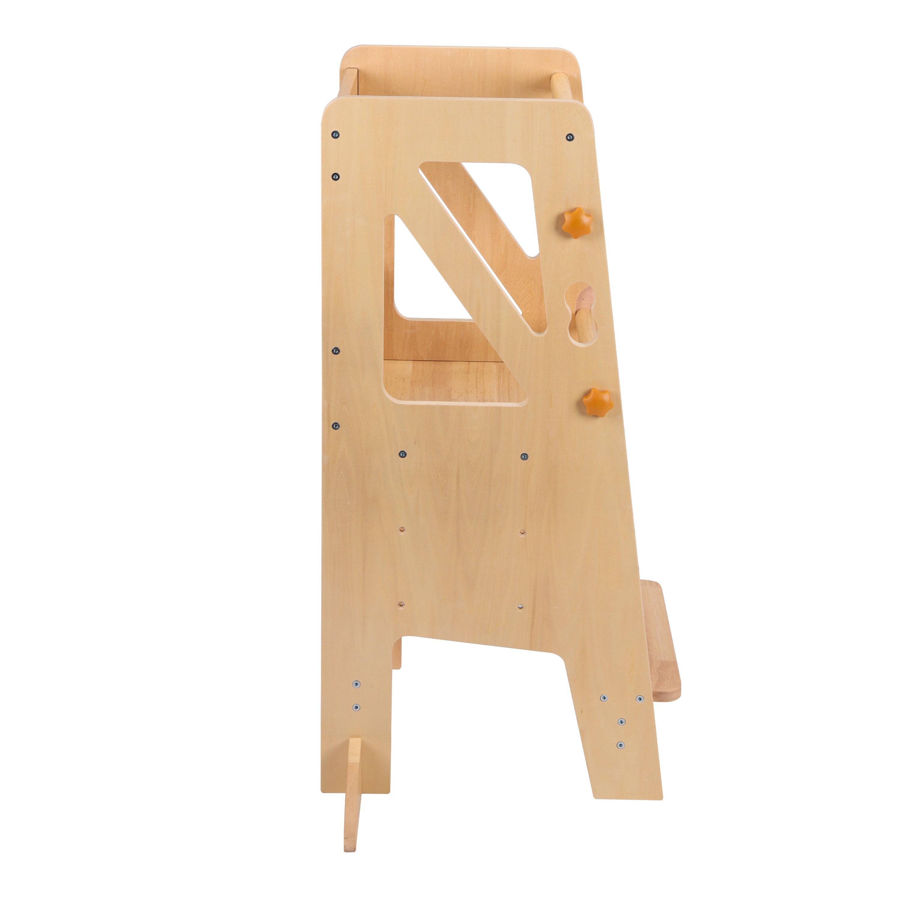 Sunny Liv Tour d'orientation couleur naturelle | Tour d'apprentissage pour enfants | Plateforme réglable en hauteur avec 3 niveaux | 44 x 40 x 90 cm - 3