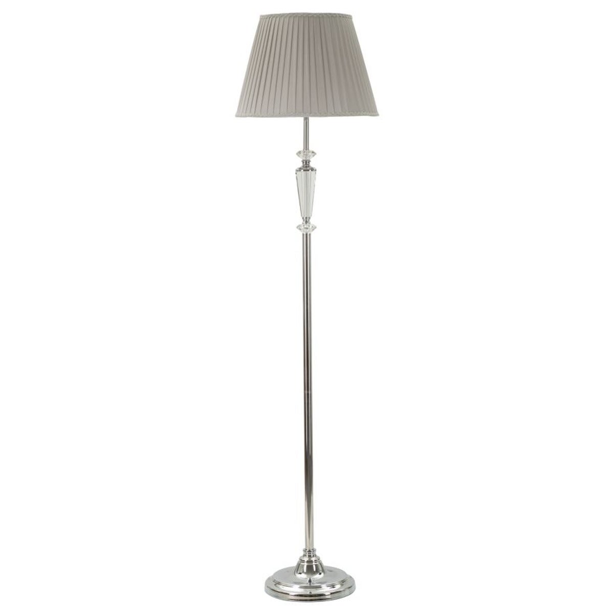 Lampa Podłogowa MF213, Metal, Srebrny, Seven Design