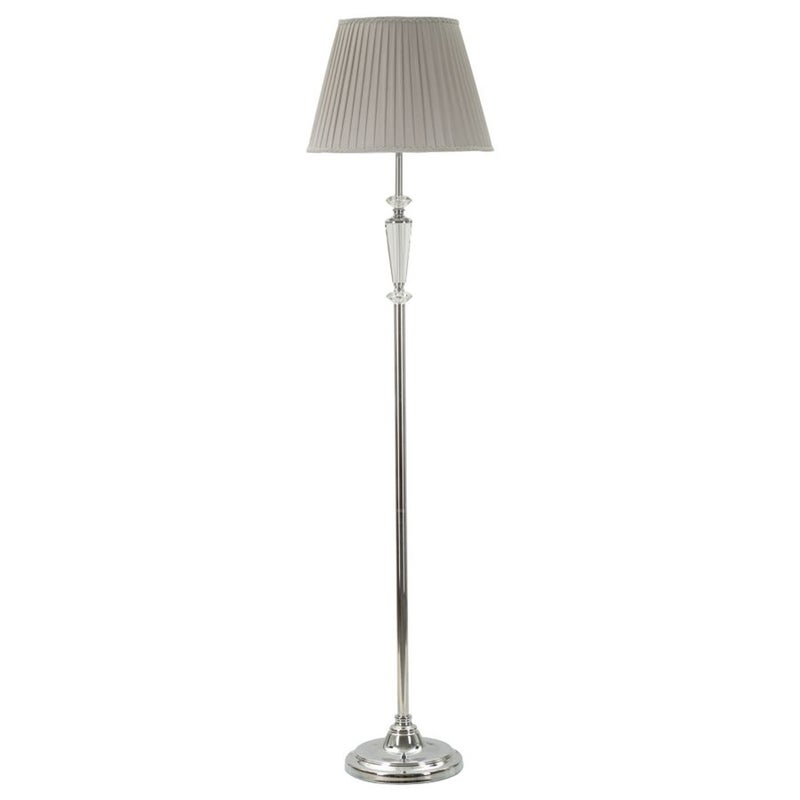 Lampa Podłogowa MF213, Metal, Srebrny, Seven Design