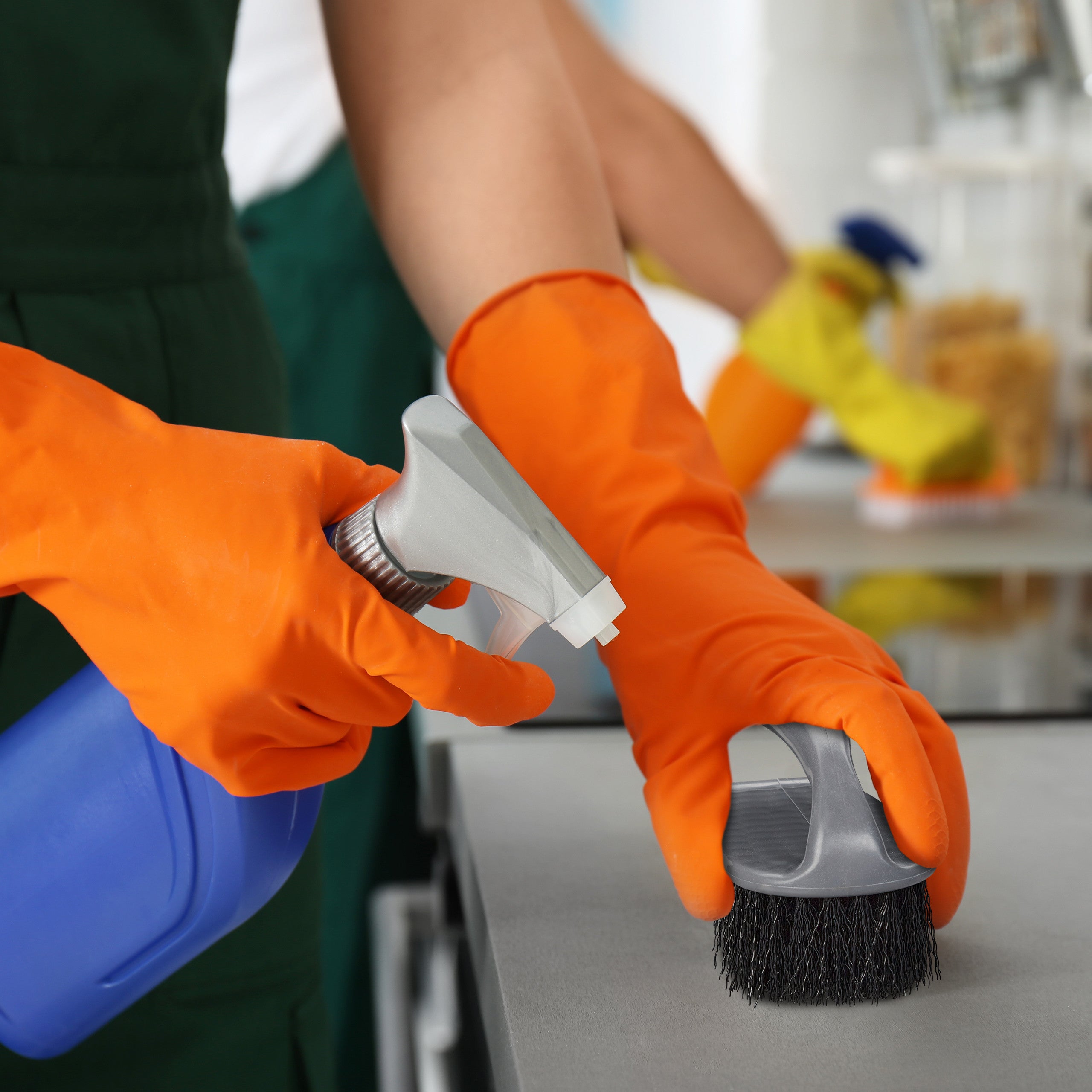 Spazzola Legno 2 Pezzi Setole Naturali Dure - Per Pavimenti E Tappeti - Made In Germany - Foto 4