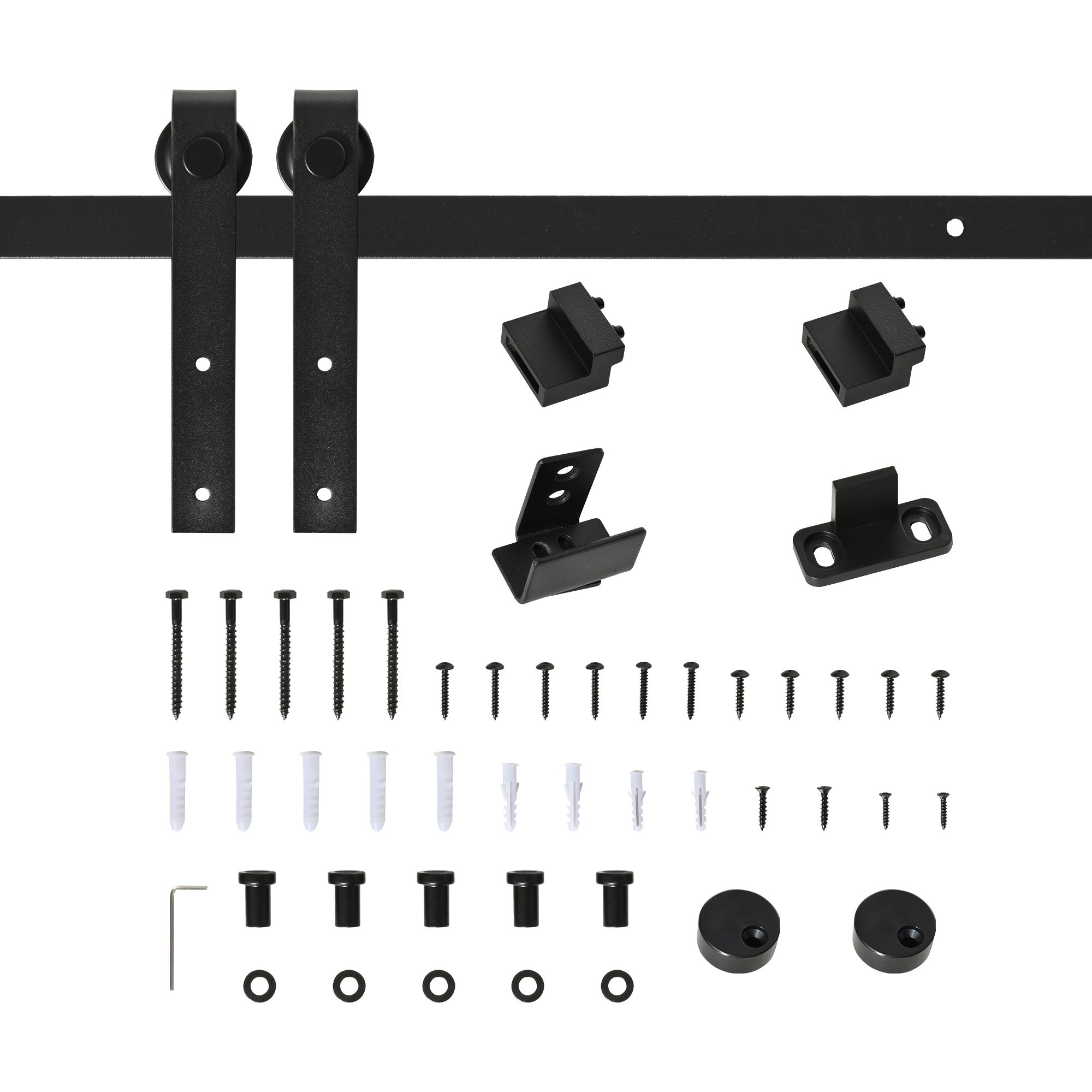 Kit Complet Ferrure Coulissante Hermat TORBOLE Pour Largeur De Porte Verre Max 1000mm Max 100kg Par