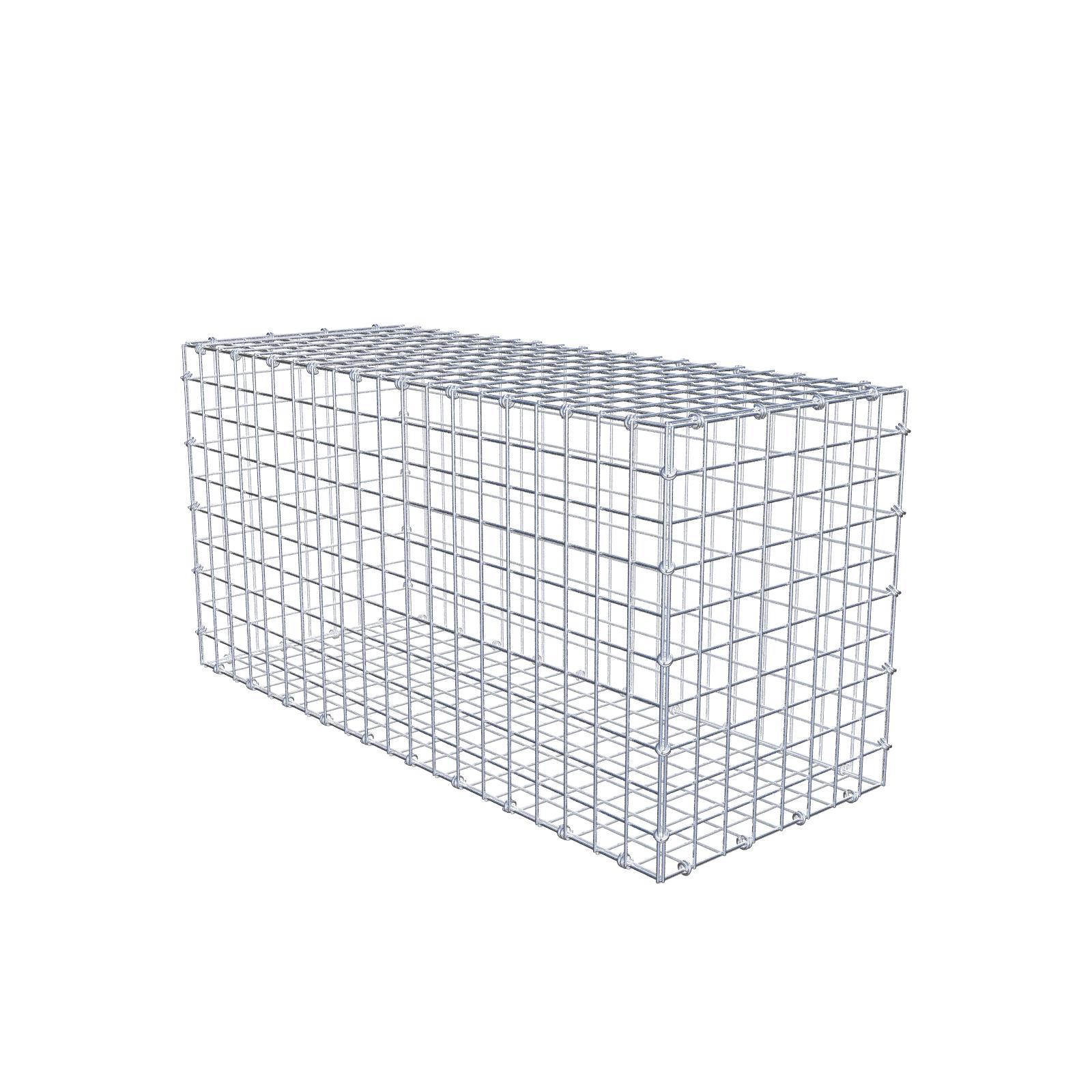 Gabion 100 cm x 50 cm x 40 cm (dł. x wys. x gł.), rozmiar oczek 5 x 5 cm, pierścień spiralny