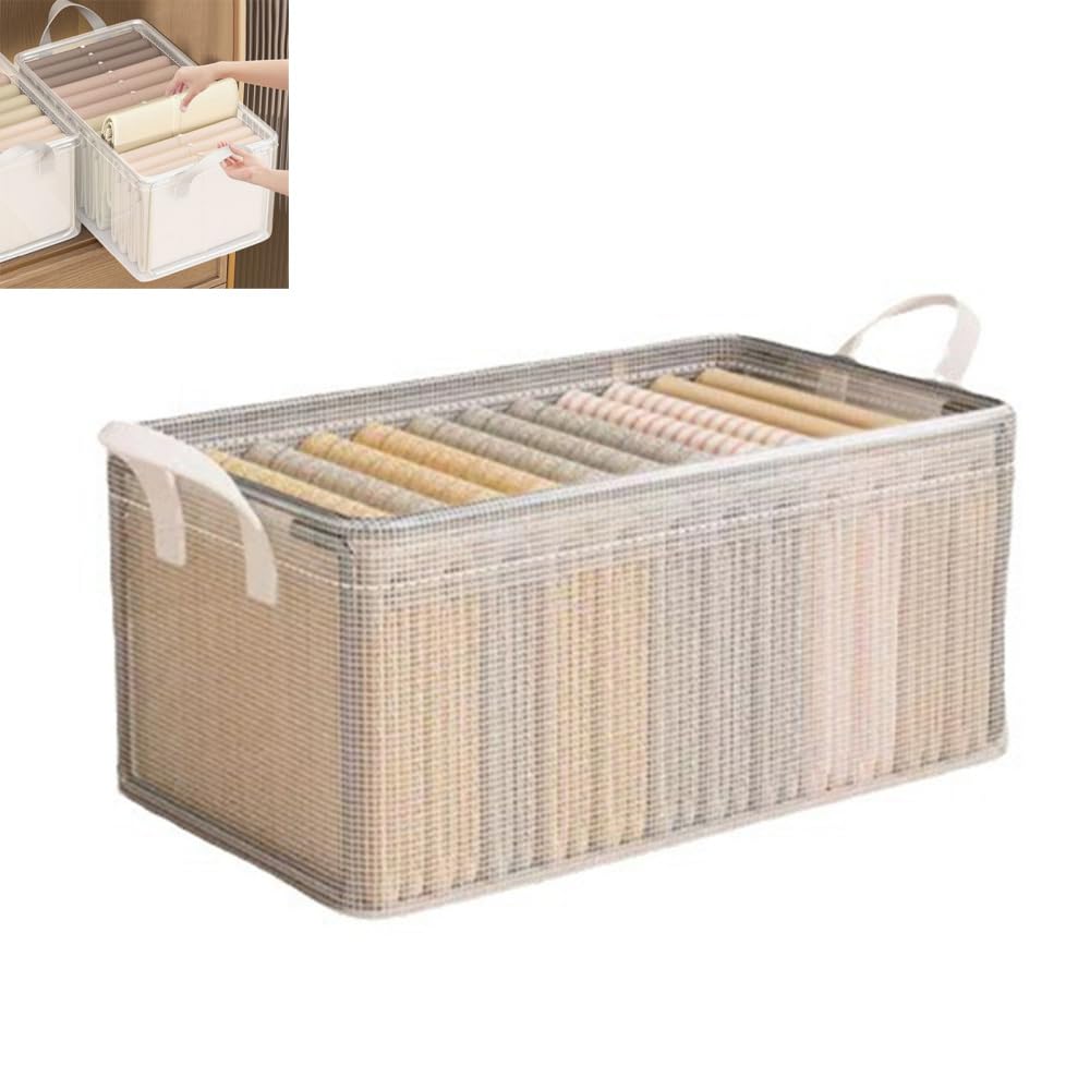 2 boîtes de rangement de vêtements de grande capacité pour vêtements, couettes, couvertures, jouets - 3