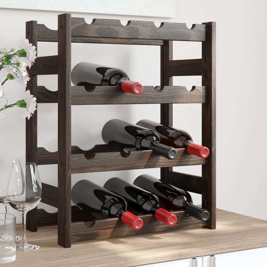Tribesigns Portabottiglie da pavimento autoportante, scaffale per vino