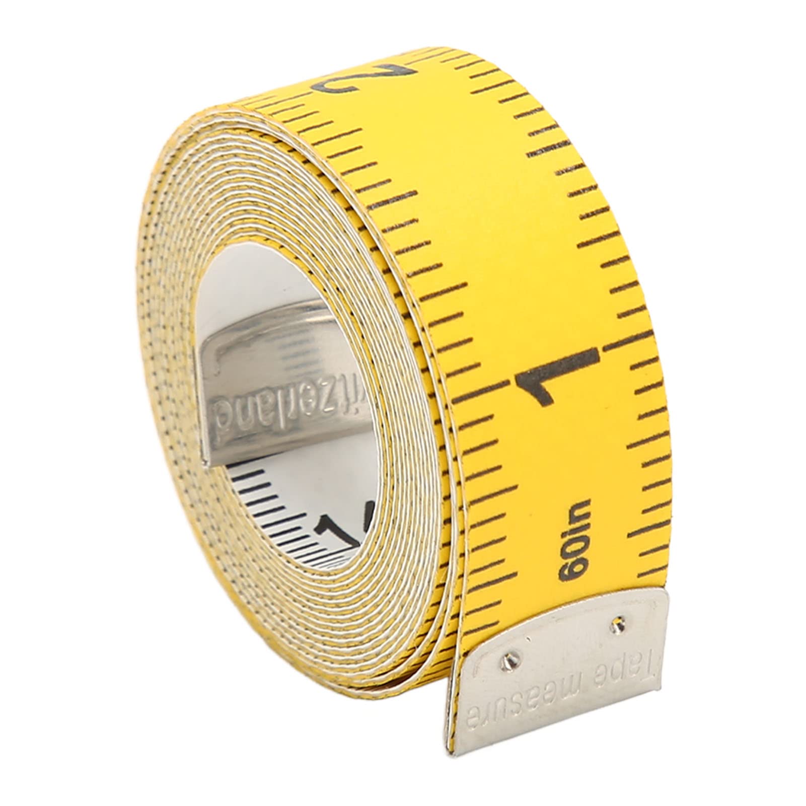 Lot de 10 rubans à mesurer de 1,5 m, double face, transparents, compacts, po - 5
