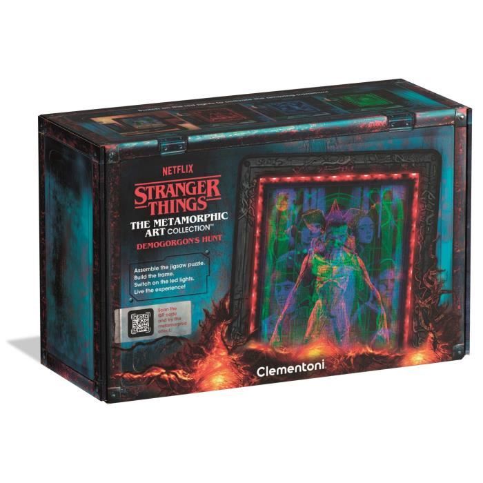 Stranger Things Puzzle Clementoni 520 Piezas Arte Metamórfico Demogorgon - Imagen 5