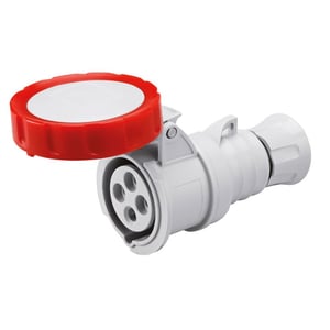 Spina Mobile Gewiss IP44 IP54 3P+T 16A 380-415V - Presa Industriale Rossa, Cablaggio A Vite GW60008H - Foto 3